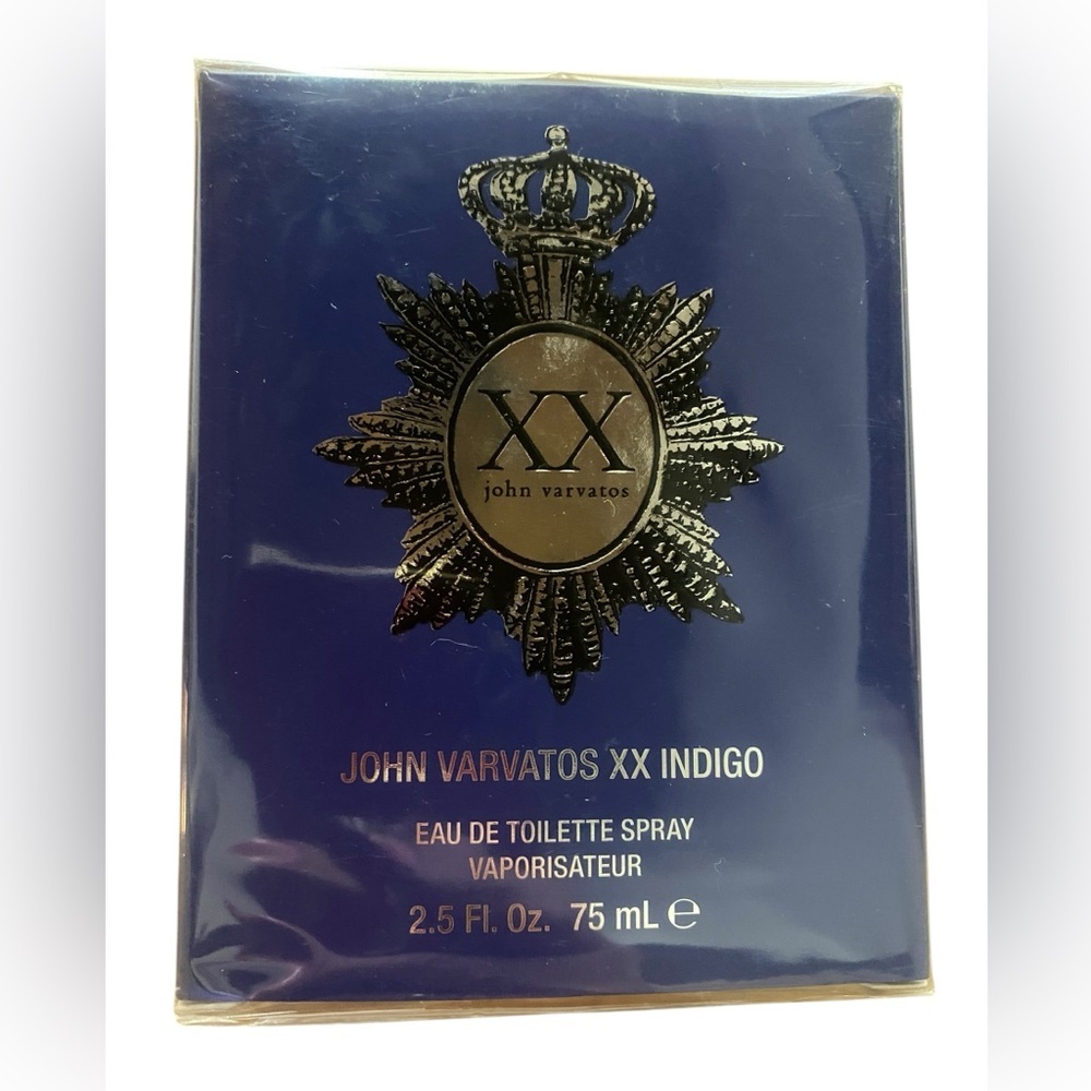 John Varvatos XX Indigo Eau de Toilette Spray 2.5 oz  New in Box Sealed
